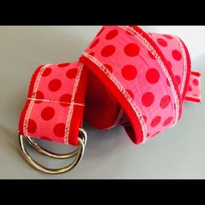 Women’s Red Polka Dot Belt